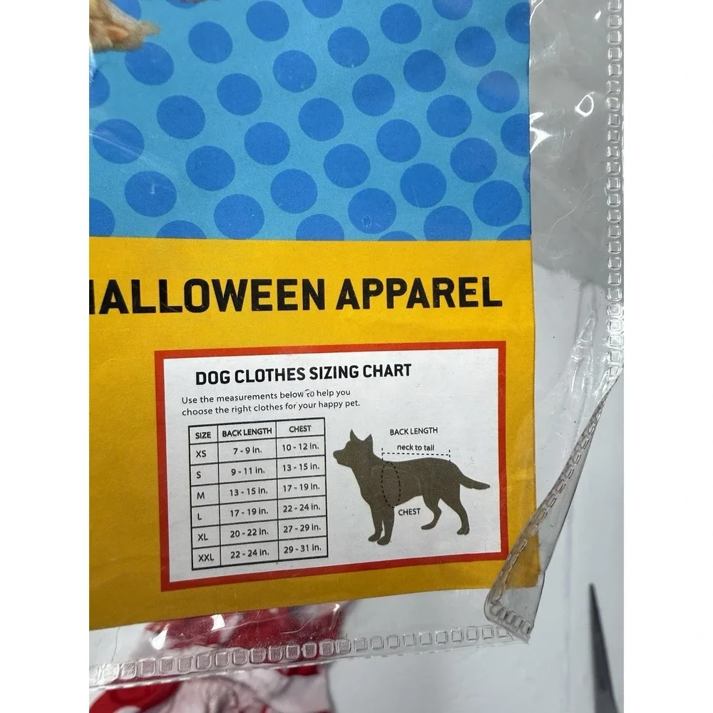 Minnie Mouse Pet Apparel Halloween Costume Size X-Small Red White Polka Dots Dog